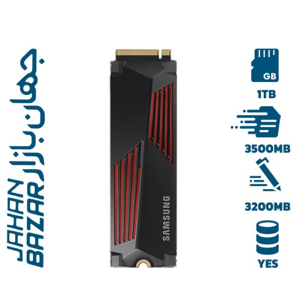 هارد اس اس دی سامسونگ مدل Samsung Pro 990 Heatsink M.2 1TB