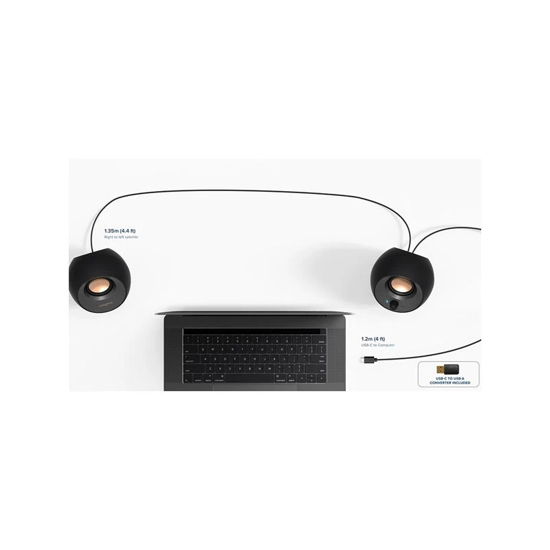 اسپیکر دسکتاپ کریتیو مدل PEBBLE V3