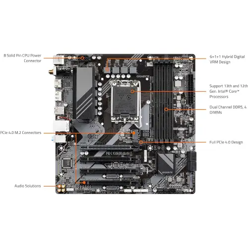 مادربرد گیگابایت مدل B760M C DDR5