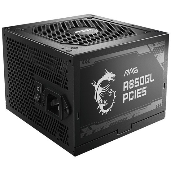 پاور 850 وات ام اس آی مدل MSI MAG A850GL PCIE5 GOLD