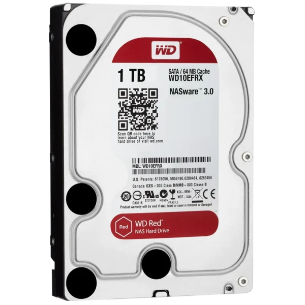 هارد اینترنال سرور وسترن دیجیتال مدل WD Red NAS ظرفیت 1 ترابایت