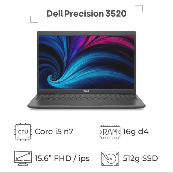 لپ تاپ استوک Dell Precision 3520