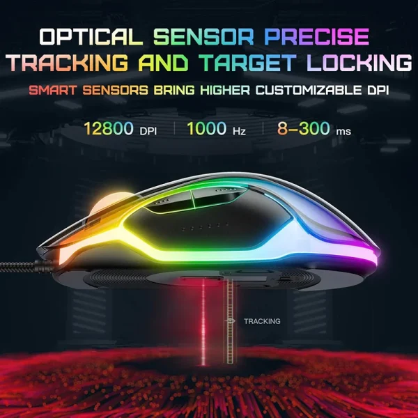 Onikuma Gaming Mouse CW925 Black