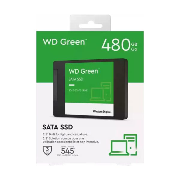 هارد اس اس دی وسترن دیجیتال مدل GREEN WDS480 ظرفیت 480 گیگابایت - Image 2