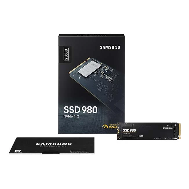 اس اس دی اینترنال سامسونگ مدل M.2 NVMe Samsung 980 ظرفیت 250 گیگابایت