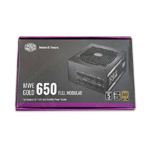 پاور استوک کولر مستر Cooler master MWE 650W V2 GOLD FULL MODULAR - Image 2