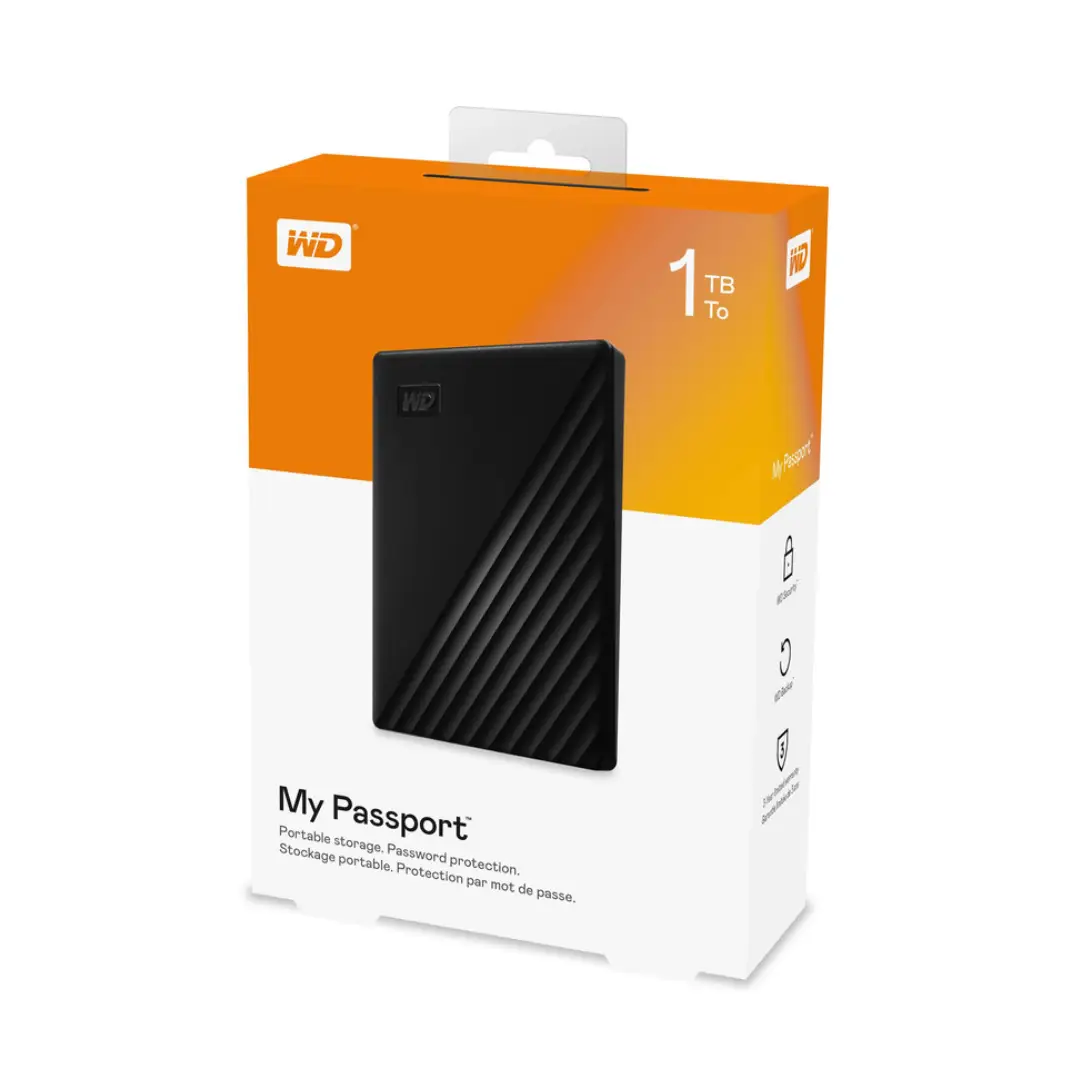 هارد اکسترنال وسترن دیجیتال مدل My Passport ظرفیت 1 ترابایت