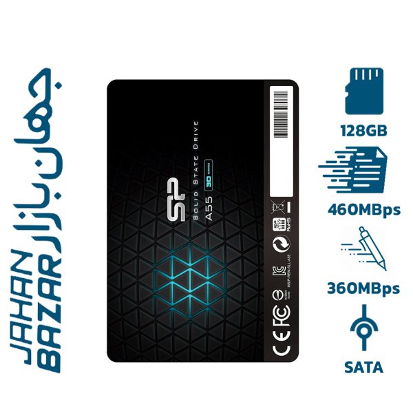 هارد اس اس دی اینترنال SATA3.0 سیلیکون پاور مدل Ace A55 ظرفیت 128 گیگابایت