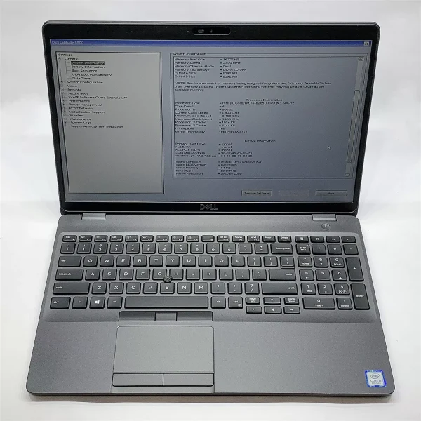 لپ تاپ استوک Dell Latitude 5500 پردازنده i7 نسل 8 - Image 10