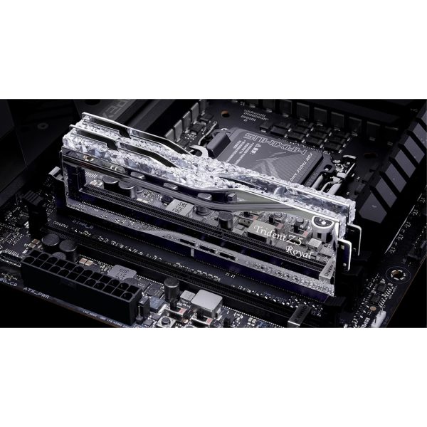 رم کامپیوتر جی اسکیل G.Skill Trident Z5 Royal 32GB Dual 7200MHz CL34 - Silver - Image 2