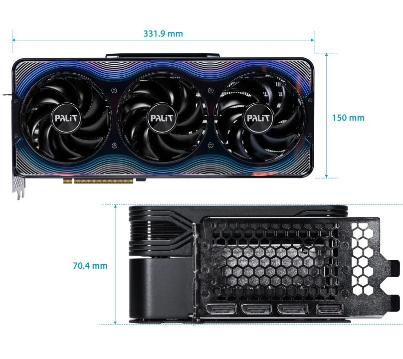 کارت گرافیک پلیت مدل Palit GeForce RTX 5080 GameRock 16GB OC ظرفیت 16 گیگابایت