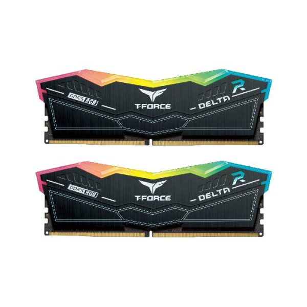 رم کامپیوتر تیم گروپ TeamGroup T-Force DELTA RGB DDR5 32GB Dual 7200MHz CL34