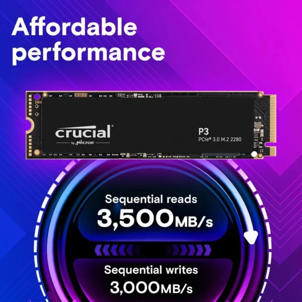 Crucial P3 NVMe M.2