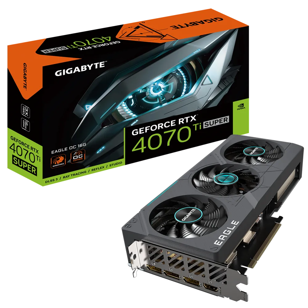 ٰکارت گرافیک گیگابایت مدل GIGABYTE Geforce RTX 4070 Super Eagle OC 16G ظرفیت 16 گیگابایت