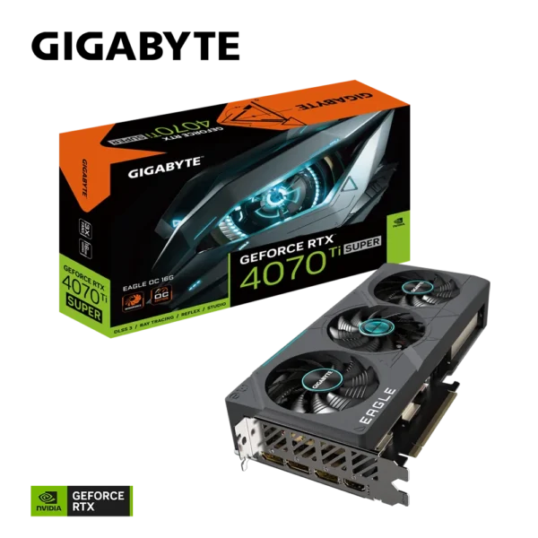 کارت گرافیک گیگابایت مدل GIGABYTE Geforce RTX 4070 Super Eagle OC 16G ظرفیت 16 گیگابایت