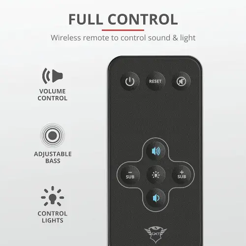 Trust GXT 629 Tytan RGB-Illuminated 2.1 speaker set