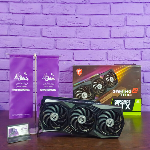 کارت گرافیک استوک ام اس آی مدل GeForce RTX 3080 GAMING Z TRIO 12G LHR با ظرفیت 12 گیگابایت