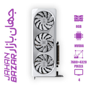 کارت گرافیک گیگابایت مدل GeForce RTX 4060 TI Aero OC 8G ظرفیت 8 گیگابایت