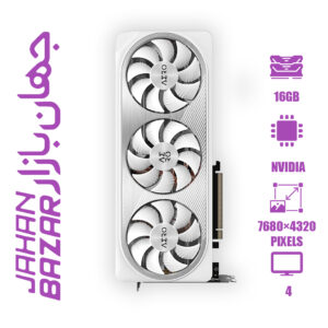 کارت گرافیک گیگابایت مدل GIGABYTE Geforce RTX 4070Ti Super Aero OC 16G ظرفیت 16 گیگابایت