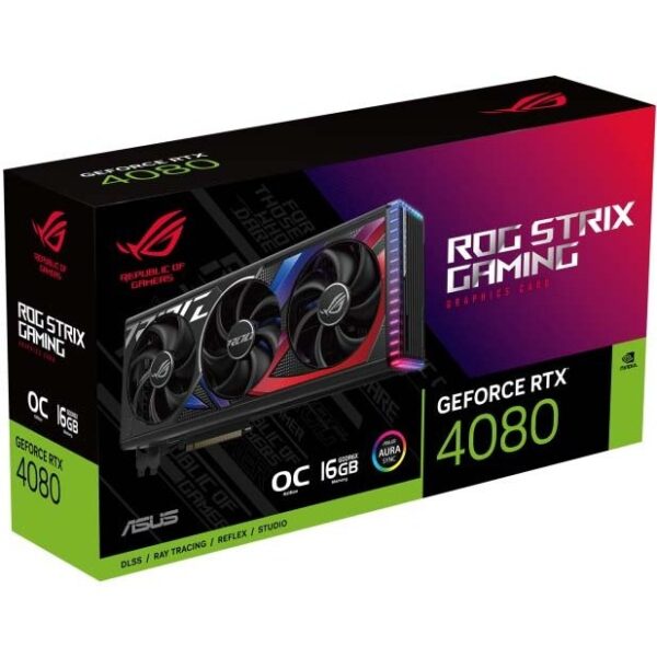 کارت گرافیک ایسوس مدل ASUS Geforce RTX 4080 Super RogStrix OC 16G ظرفیت 16 گیگابایت