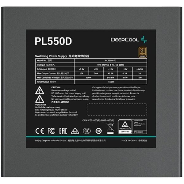 PL550D 550W ATX 3.0