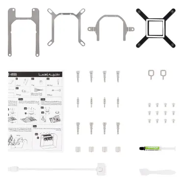 خنککننده آبی GLC240-STREAM گرین