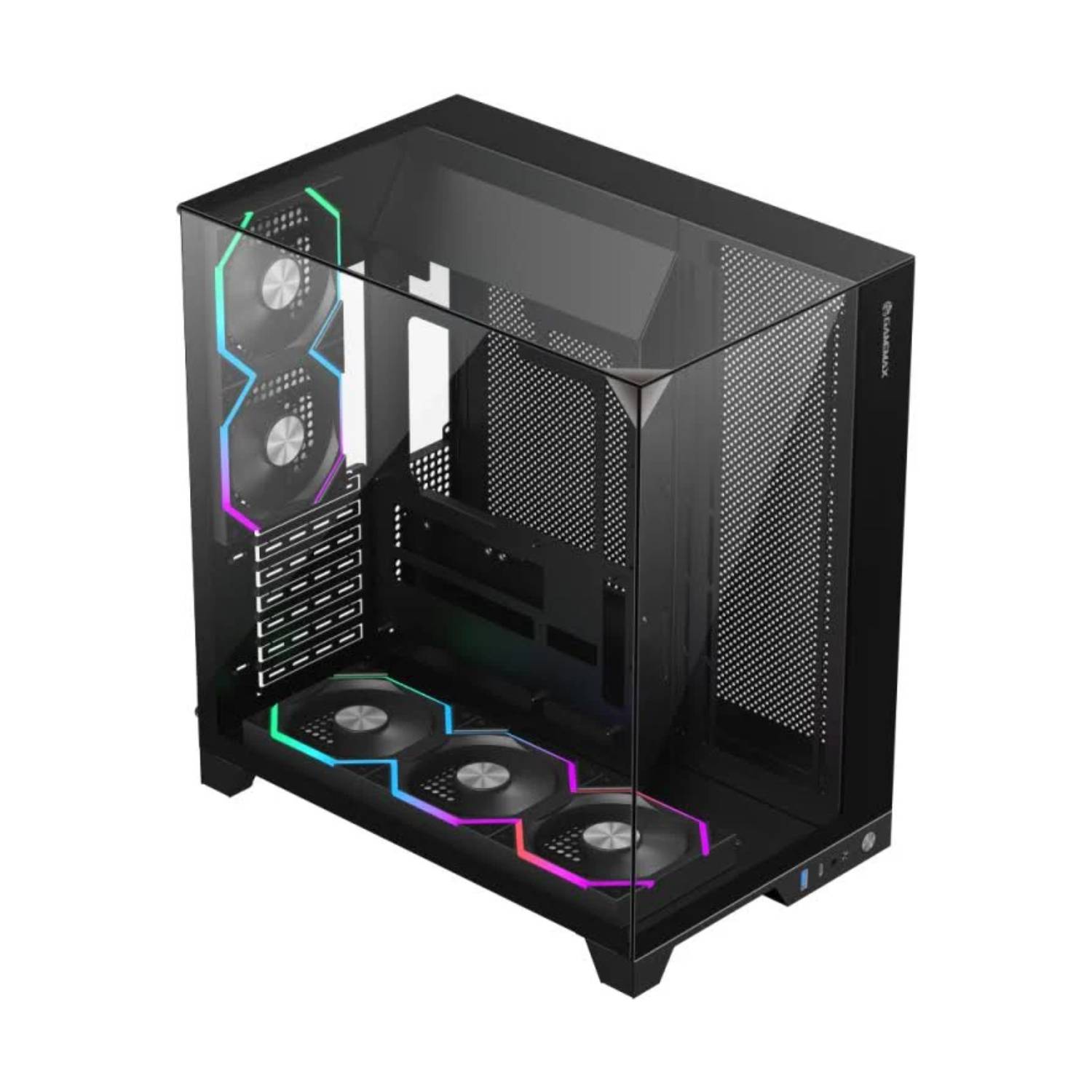 کیس گیم مکس اینفینیتی پرو | Gamemax Infinity Pro(مشکی/سفید) - Image 3