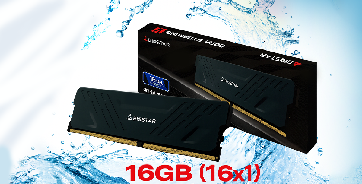 رم بایوستار Storming V 16GB (1x16GB)1 3200MHz DDR4 CL16