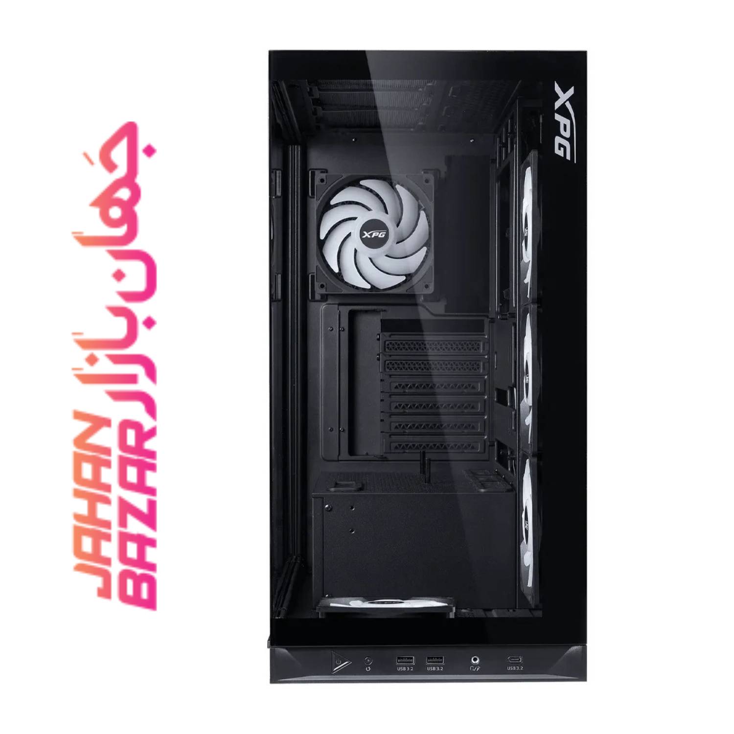 کیس گیمینگ ای دیتا مدل XPG Invader X BTF Mid Tower رنگ مشکی - Image 6
