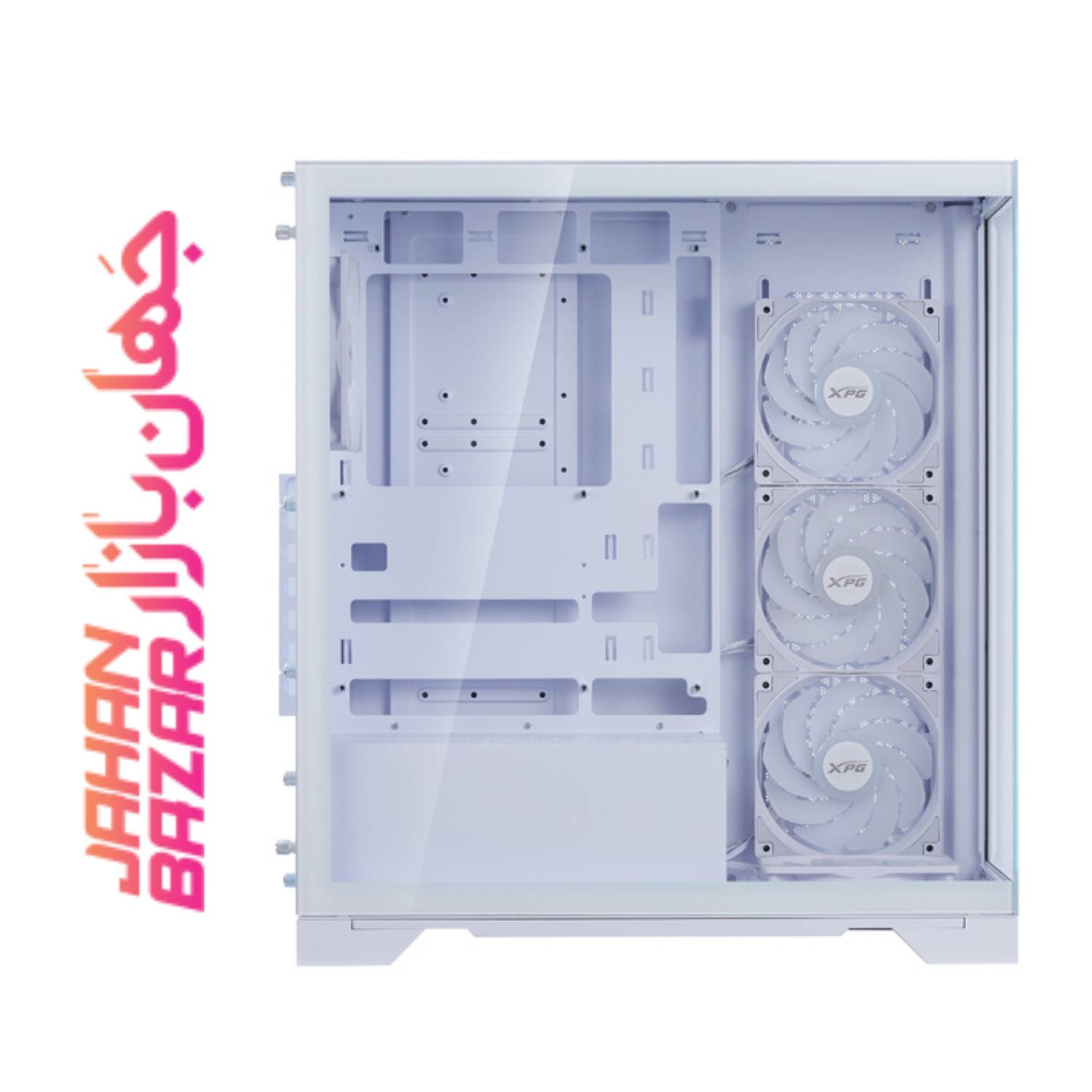 کیس گیمینگ ای دیتا مدل XPG Invader X BTF Mid Tower رنگ سفید - Image 4