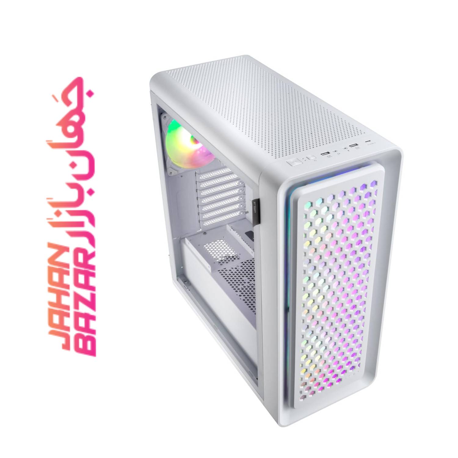 کیس کامپیوتر اف اس پی مدل CUT 593P رنگ سفید