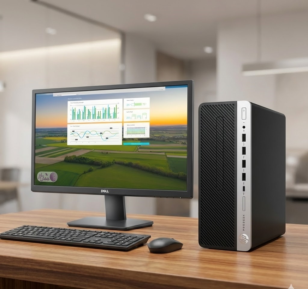 پک کامل کیس و مانیتور استوک (HP 600 G5 + Dell E2222H)