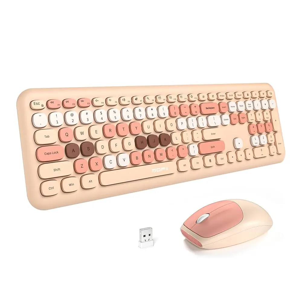 کیبورد و ماوس بی سیم مافی مدل 666، سوییچ ممبران، Full-Size - Image 13