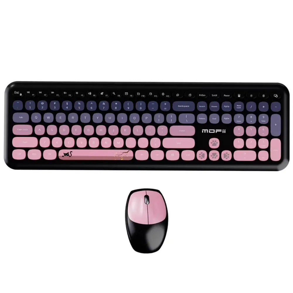 کیبورد و ماوس بی سیم مافی مدل 666، سوییچ ممبران، Full-Size - Image 2