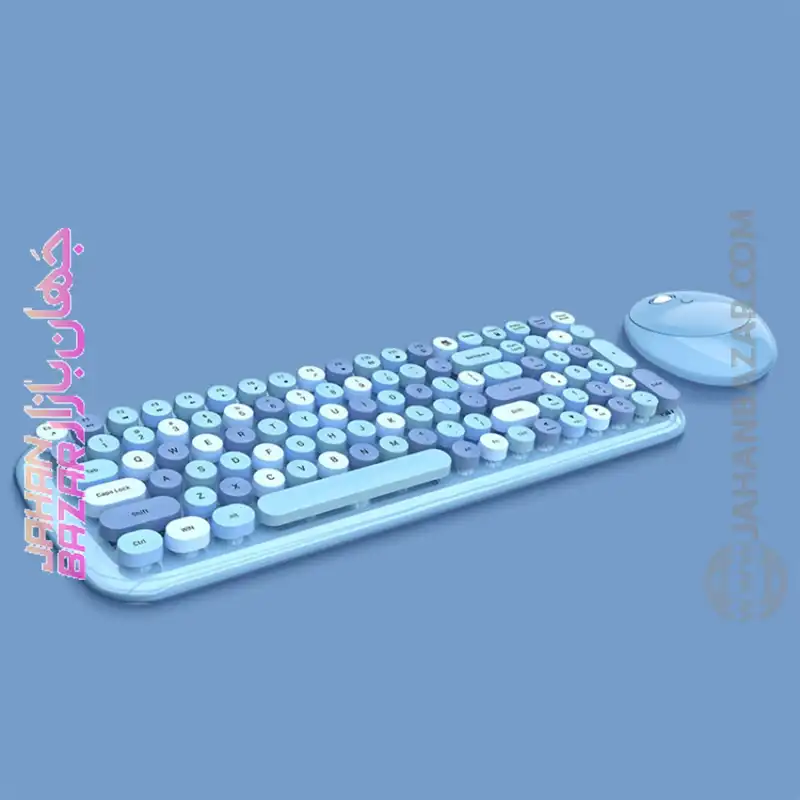 کیبورد و ماوس بی سیم مافی مدل CANDY XR، سوییچ ممبران، Full Size - Image 5