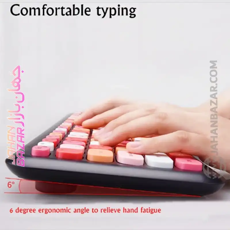 کیبورد و ماوس بی سیم مافی مدل 666، سوییچ ممبران، Full-Size - Image 12