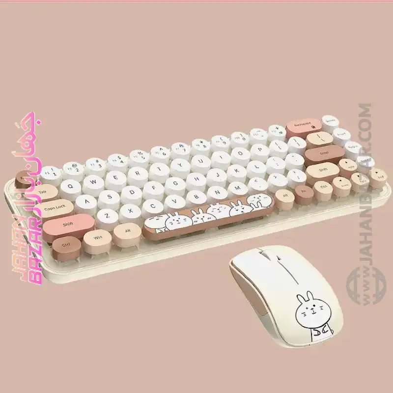 کیبورد و ماوس بی سیم مافی مدل I bean pro، سوییچ ممبران، Tenkeyless - Image 14