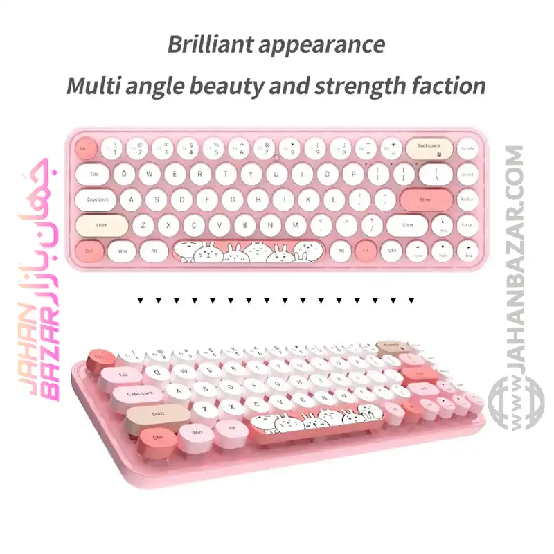 کیبورد و ماوس بی سیم مافی مدل I bean pro، سوییچ ممبران، Tenkeyless - Image 16