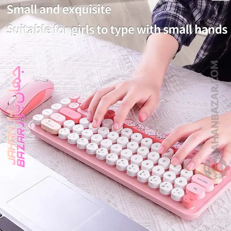 کیبورد و ماوس بی سیم مافی مدل I bean pro، سوییچ ممبران، Tenkeyless - Image 10