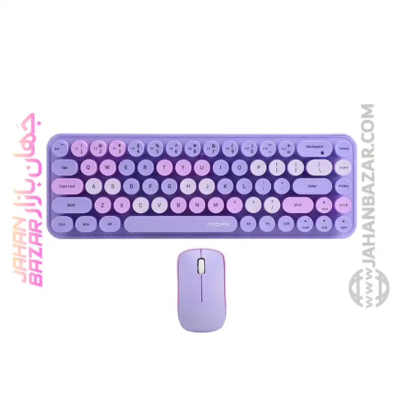 کیبورد و ماوس بی سیم مافی مدل I bean، سوییچ ممبران، Tenkeyless