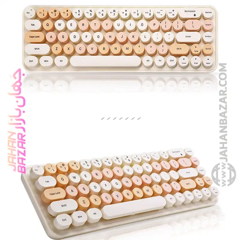 کیبورد و ماوس بی سیم مافی مدل I bean، سوییچ ممبران، Tenkeyless - Image 19