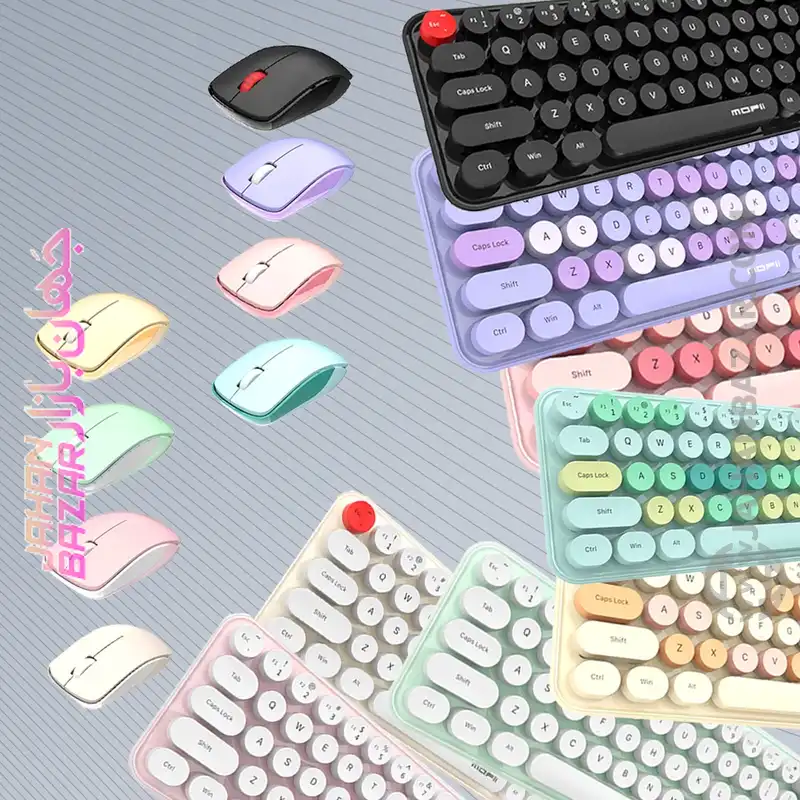 کیبورد و ماوس بی سیم مافی مدل I bean، سوییچ ممبران، Tenkeyless - Image 8