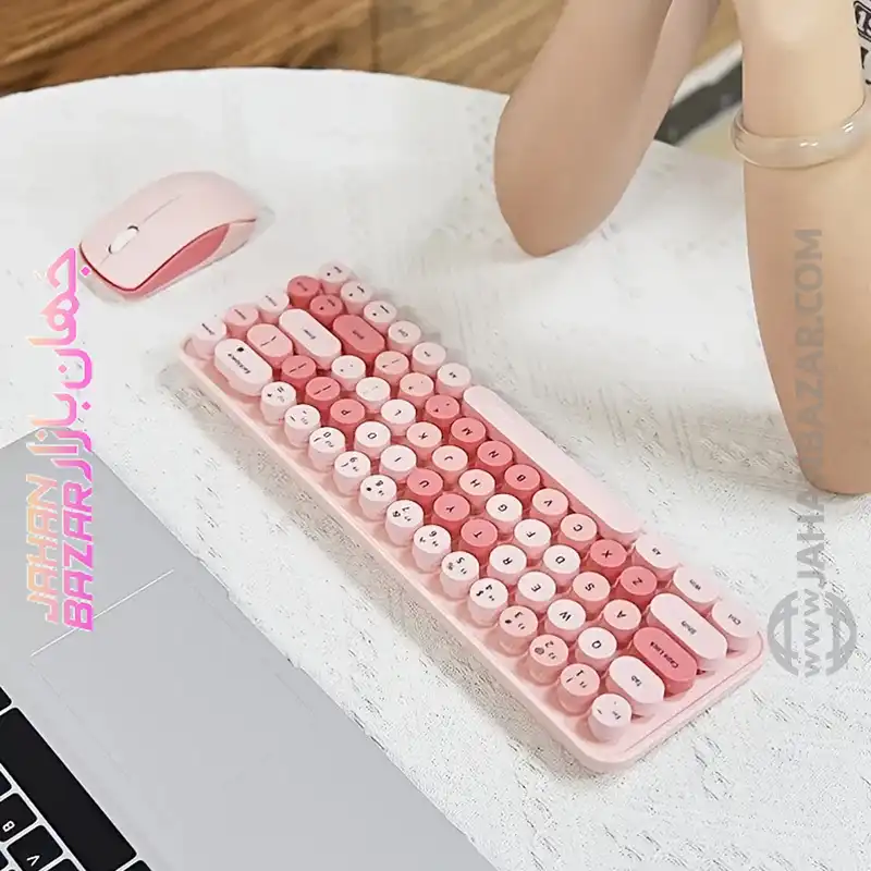 کیبورد و ماوس بی سیم مافی مدل I bean، سوییچ ممبران، Tenkeyless - Image 3