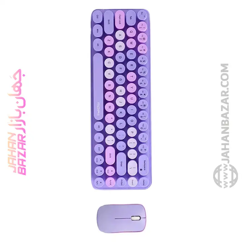 کیبورد و ماوس بی سیم مافی مدل I bean، سوییچ ممبران، Tenkeyless - Image 14