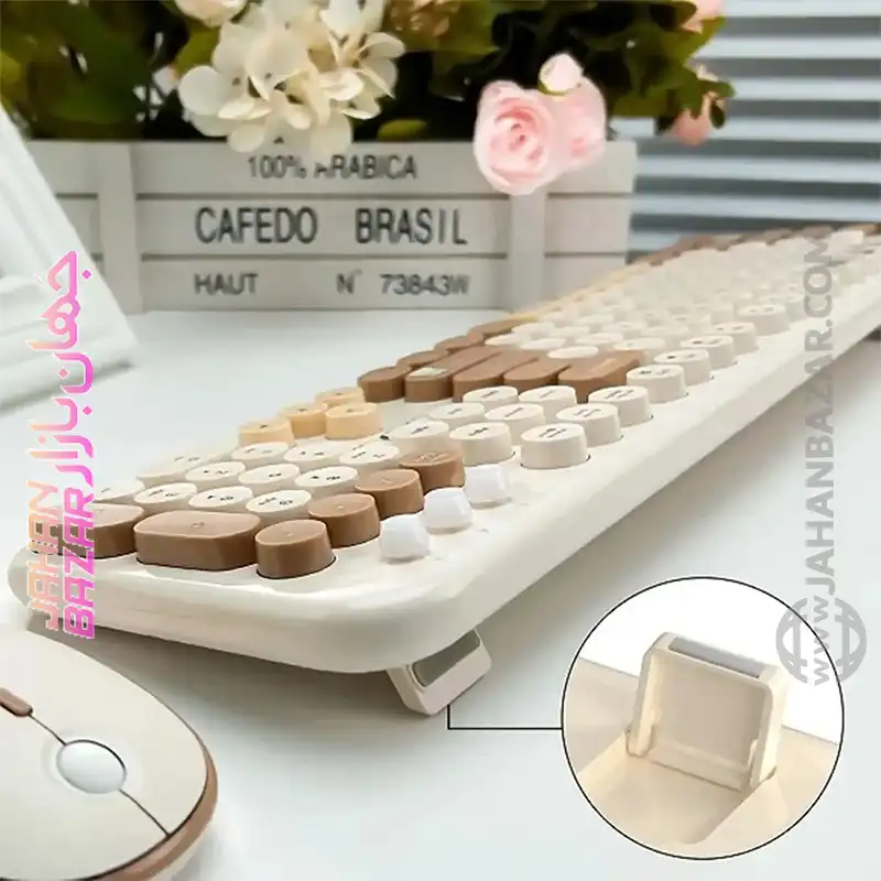 کیبورد و ماوس بی سیم مافی مدل Silly Cat - Image 9