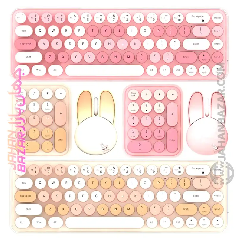 کیبورد و ماوس بی سیم مافی مدل I Bean MAX - Image 15