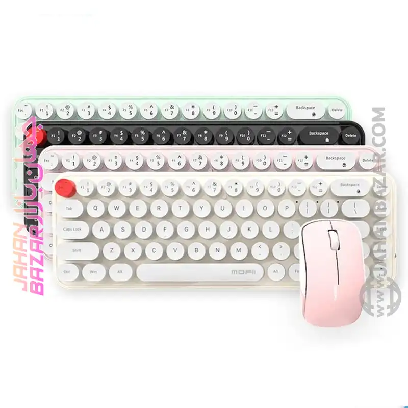 کیبورد و ماوس بی سیم مافی مدل I bean Pure - Image 6