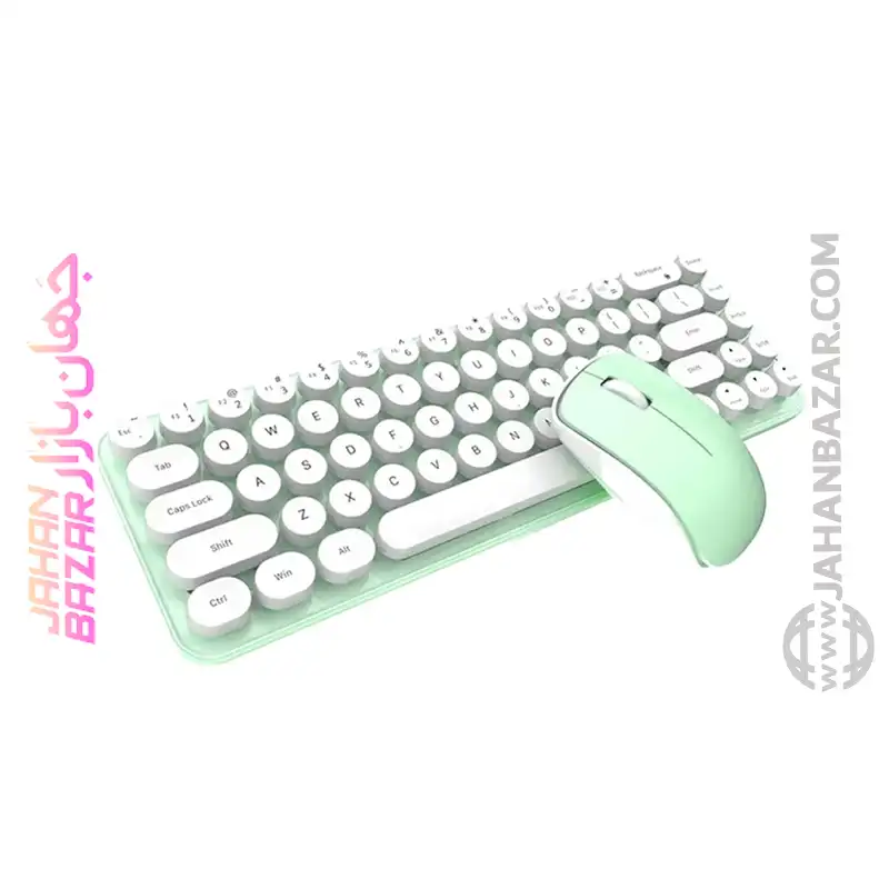 کیبورد و ماوس بی سیم مافی مدل I bean Pure