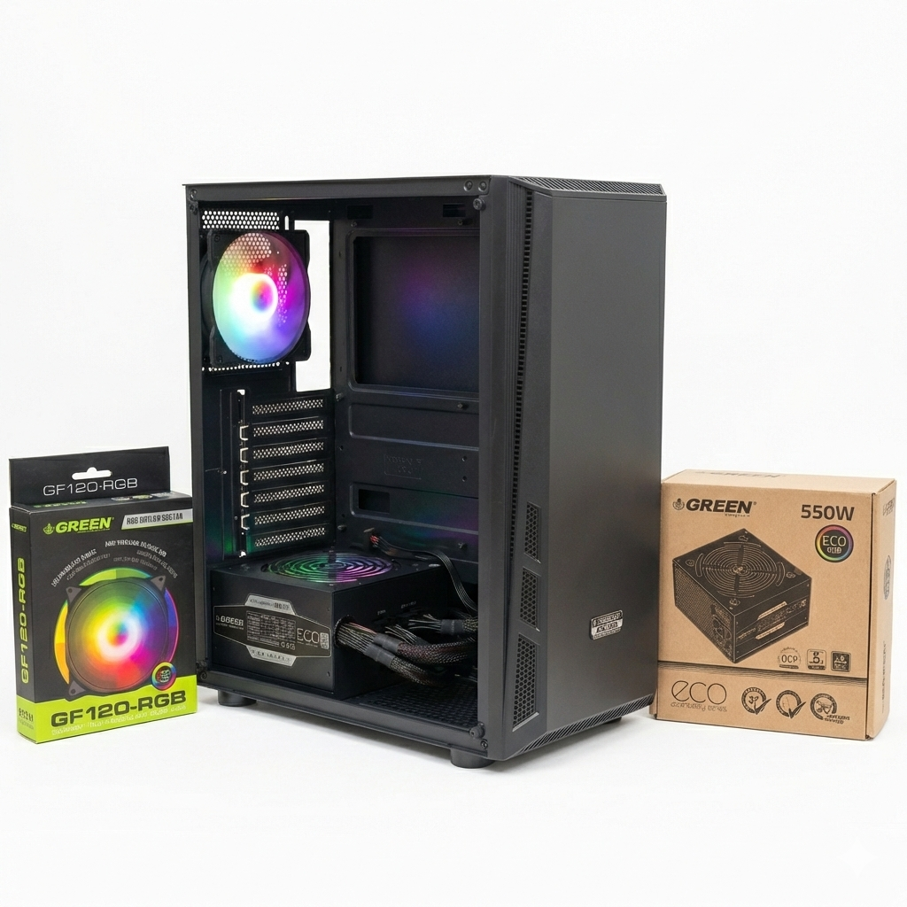 باندل 101 گرین (کیس، پاور، فن)