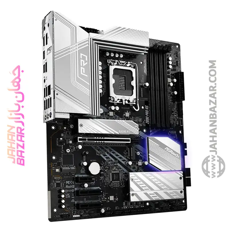 مادربرد وایفای ASRock ازراک DDR5 مدل Z890 PRO RS سفید - Image 5